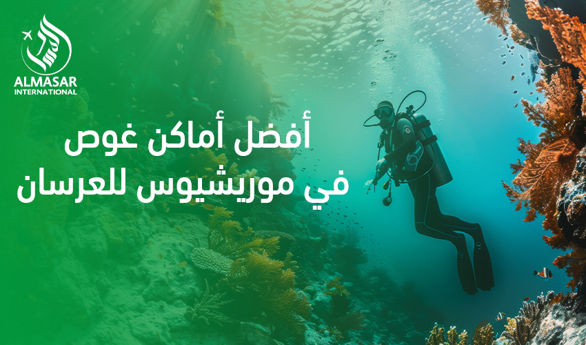 أفضل أماكن غوص في موريشيوس للعرسان